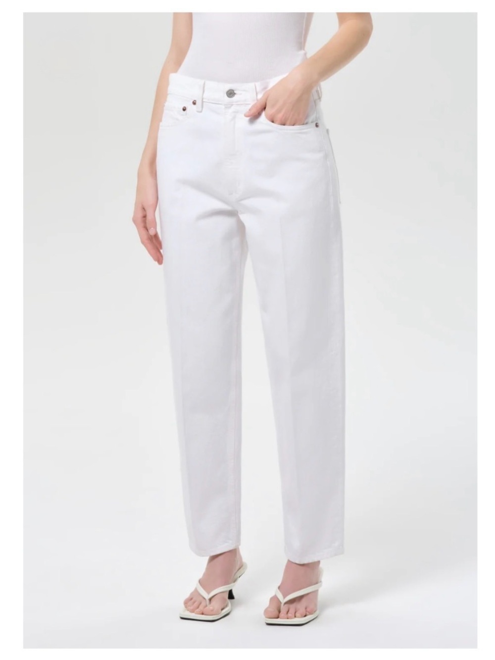 White High-Rise Jeans 80'S JEAN
IN MARSHMALLOW